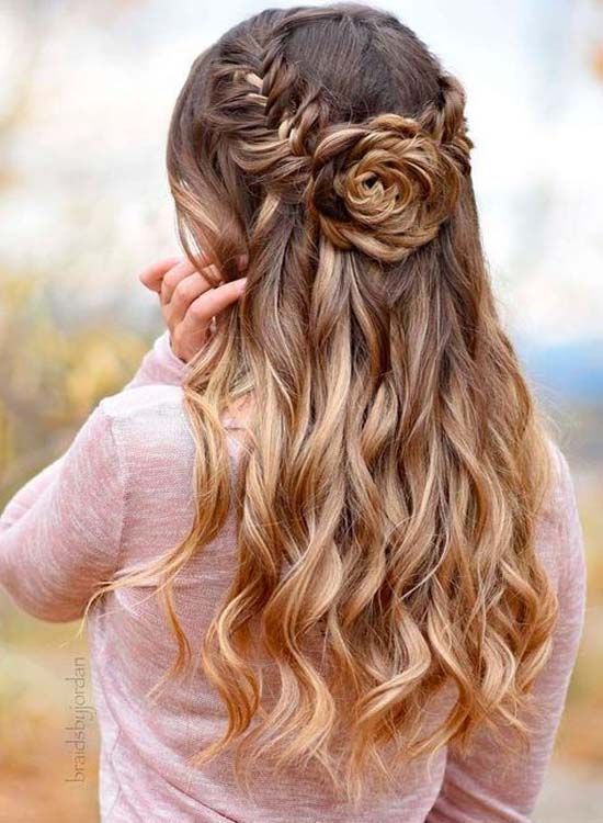 We have chosen only the most modern and elegant hairstyles to make you look elegant.