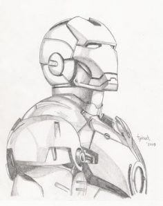 SKETCH OF IRON MAN BY TYNDALLSQUEST | Marvel Comics