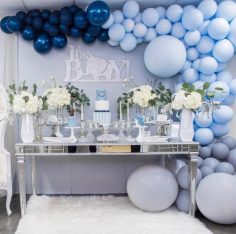 How to make a baby shower baby backdrop | Baby Shower