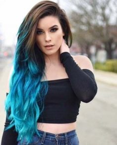 Be inspired with these beautiful ombre for hair color 2018.