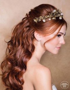 Bridal hairstyle ideas for young brides
