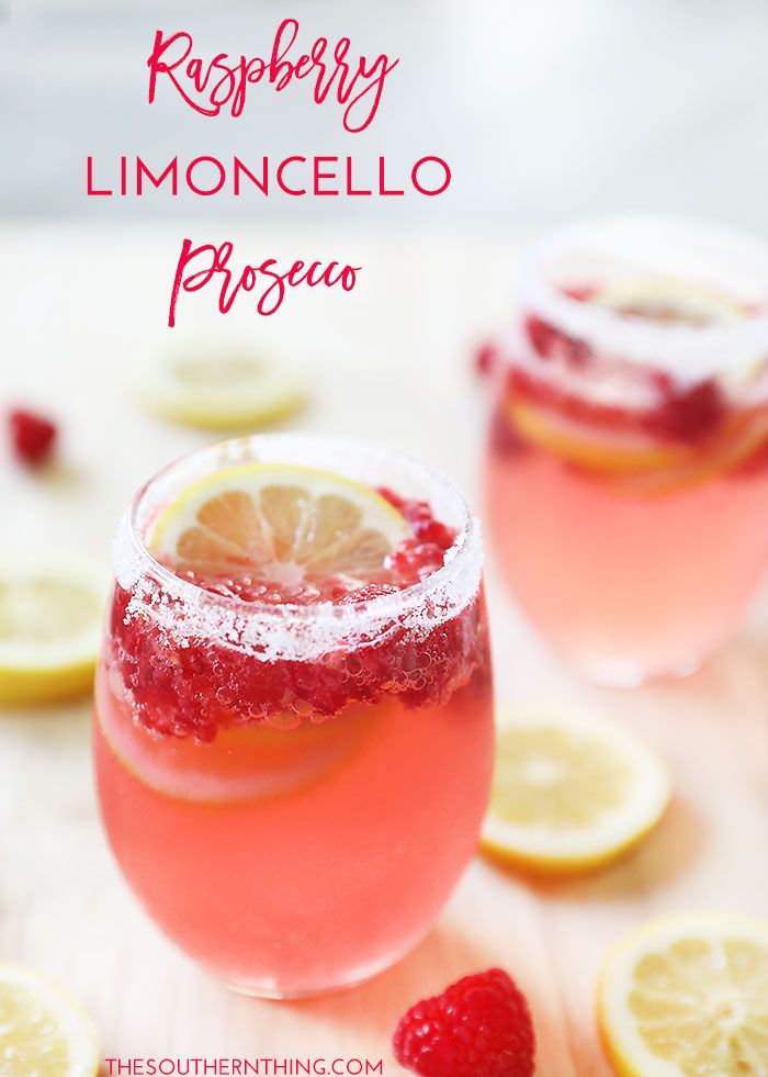 Limoncello Prosecco De Raspberry | Recipes