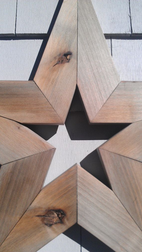 Handmade primitive Barnwood Star by SplintersWood | Wood Working