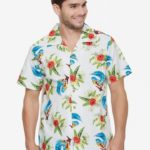 MARVEL DEADPOOL TROPICAL SURF WOVEN BUTTON-UP – BOXLUNCH EXCLUSIVE