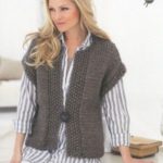 Knit A Sleeveless V-neck Sweater for Men | Knitting Patterns