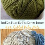 Baby & Kids Beanie Hat Free knitting patterns | Knitting Patterns