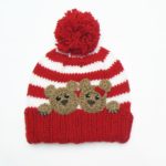 Teddy bear applique, Crochet bear hat applique, Animal motif, Sewn on apply, Children’s clothing, Handicraft items, Handmade appliques, Brown bear | Knitting Patterns