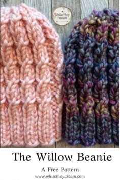 The Willow Beanie – Free knitting pattern | Knitting Patterns